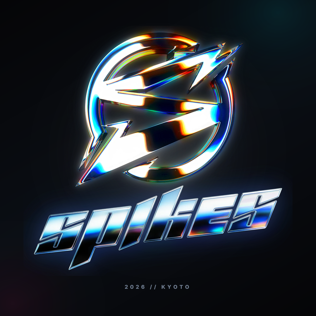 SPIKES LOGO シール プレビュー (カラー)